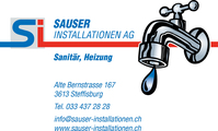 Logo Sauser Installationen AG